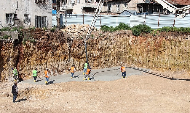 Balbey Kentsel Yenileme Projesi’nde ilk beton döküldü