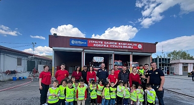 Öğrenciler itfaiyecilik mesleğini yakından tanıdı