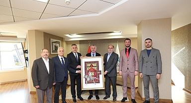 Başkan Büyükakın’a ziyaretçi akını