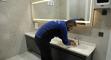 Büyükşehir Hizmet Binalarında Tasarruflu Musluk Uygulaması Başladı